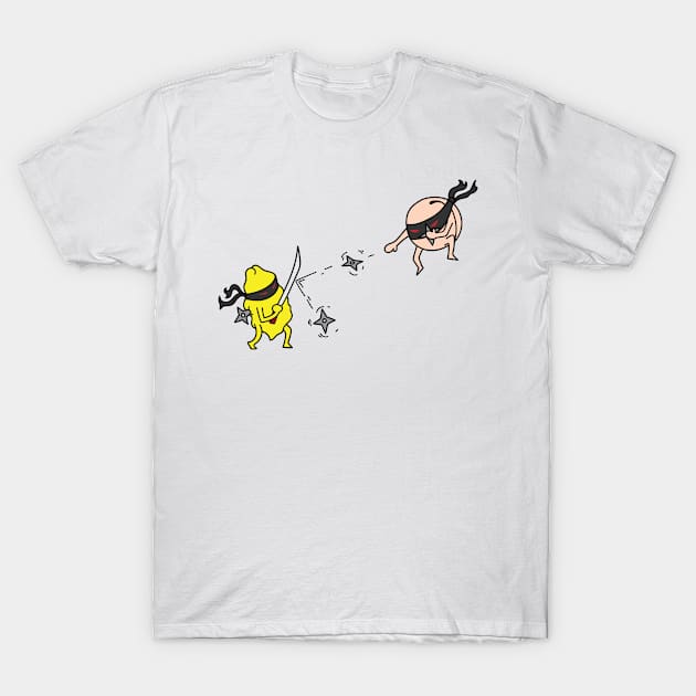 Lemon and peach ice tea Ninja T-Shirt by dieEinsteiger